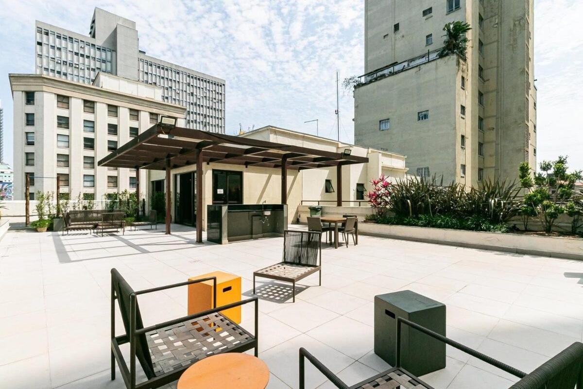 圣保罗Novo E Rustico Studio No Centro-Sp/Metro Luz公寓 外观 照片